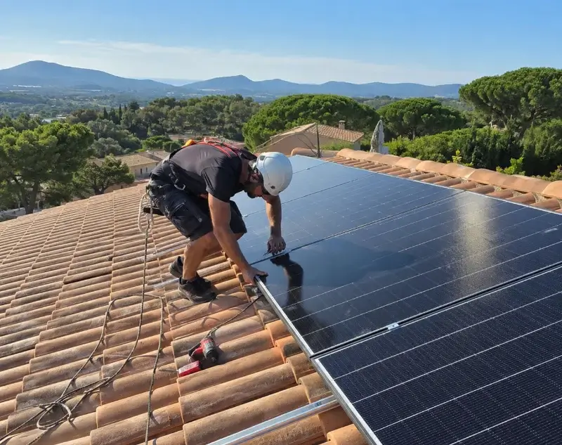 Installateur panneaux solaires Larmor-Plage — pose photovoltaïque sur toiture