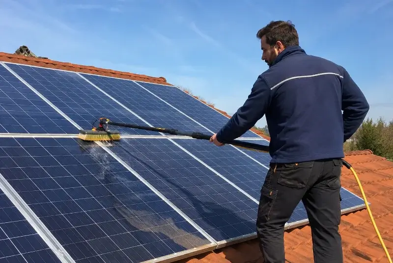 Nettoyage et entretien de panneaux solaires à Larmor-Plage